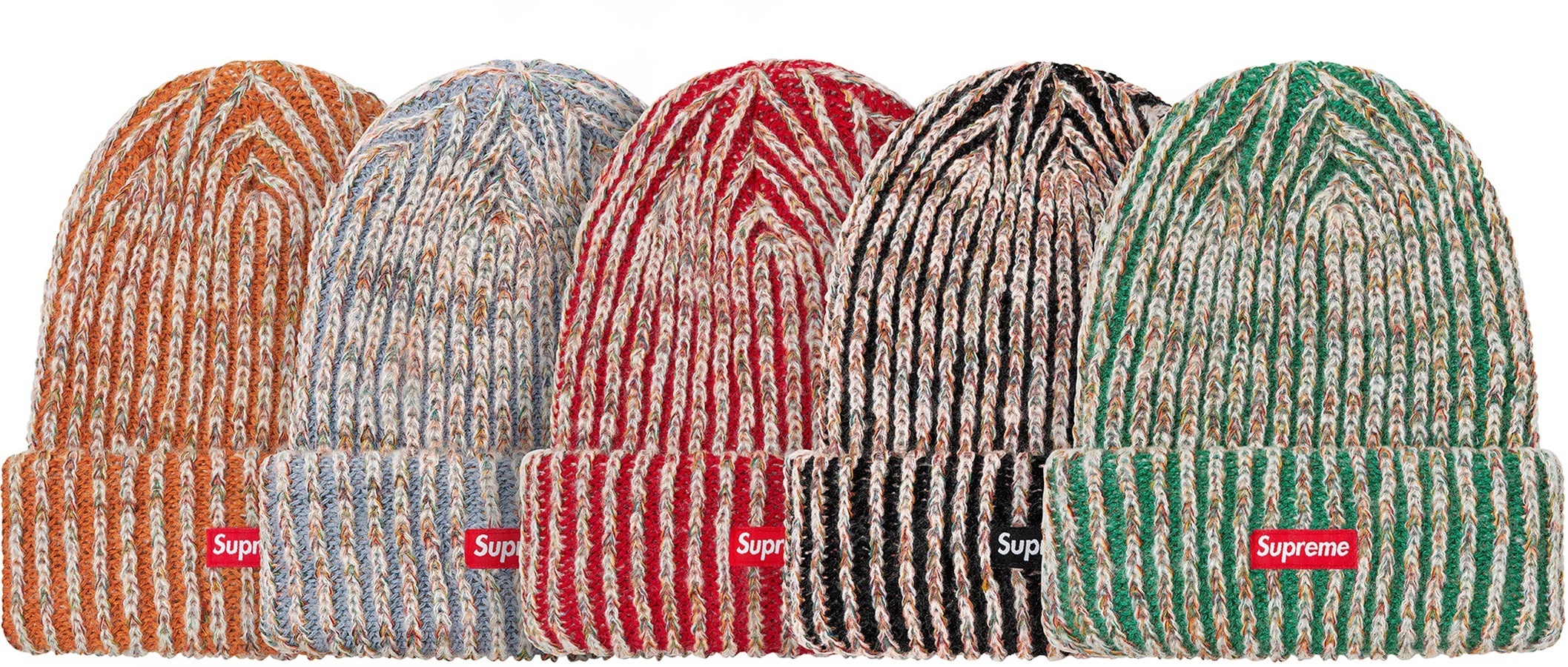 Rainbow Knit Loose Gauge Beanie